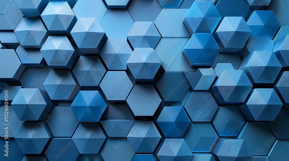 Three-Dimensional Cyan Marble Illusions Three-Dimensional Cyan Marble Illusions