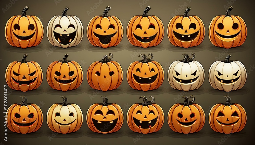 halloween pumpkins collection jack o lantern pumpkin with funny faces halloween pumpkins collection jack o lantern pumpkin with funny faces