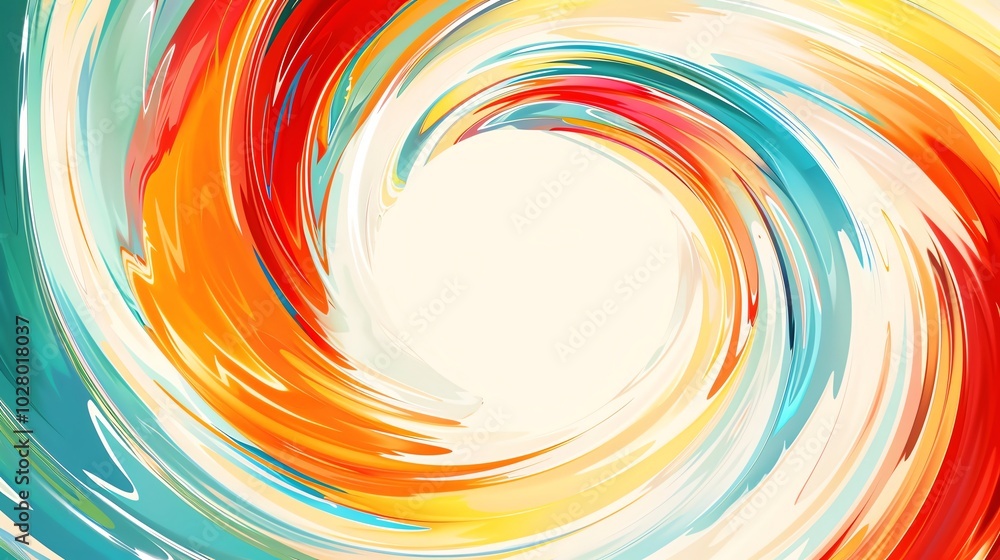 Abstract vortex Vortex abstract design in festive hues with a clear area for text, perfect for dynamic and visually striking holiday greetings Abstract vortex Vortex abstract design in festive hues with a clear area for text, perfect for dynamic and visually striking holiday greetings