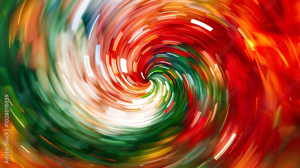 Abstract vortex Vortex abstract design in festive hues with a clear area for text, perfect for dynamic and visually striking holiday greetings Abstract vortex Vortex abstract design in festive hues with a clear area for text, perfect for dynamic and visually striking holiday greetings