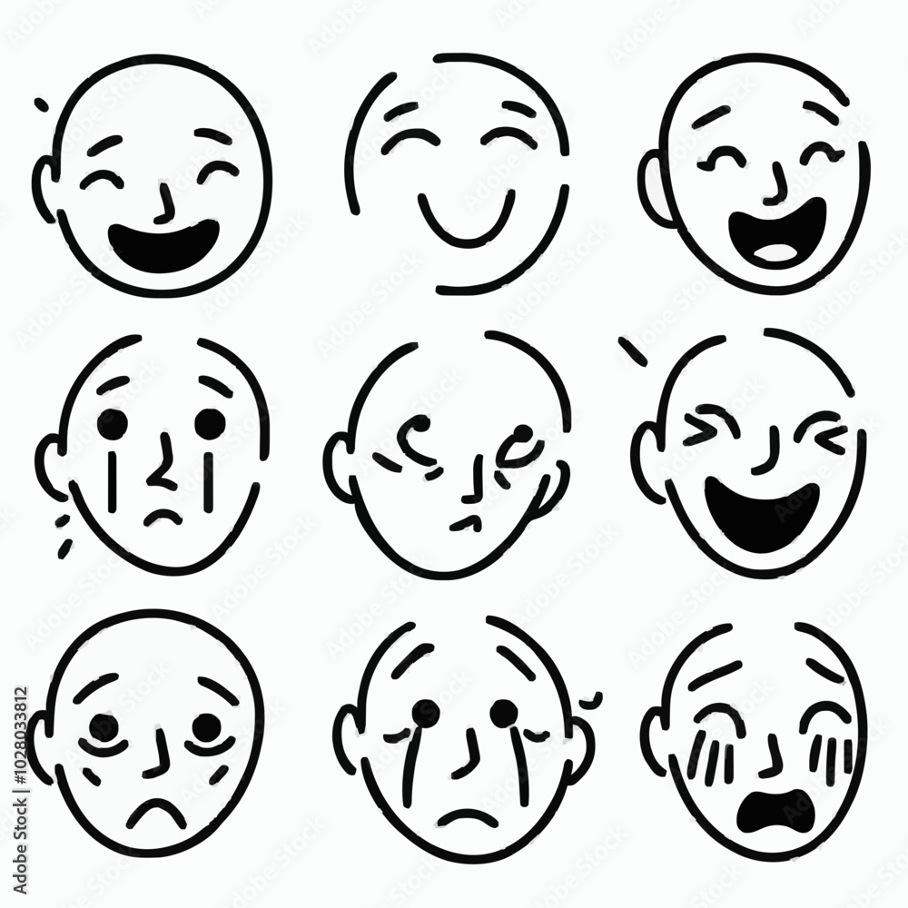 Minimalist Line Art Faces Minimalist Line Art Faces
