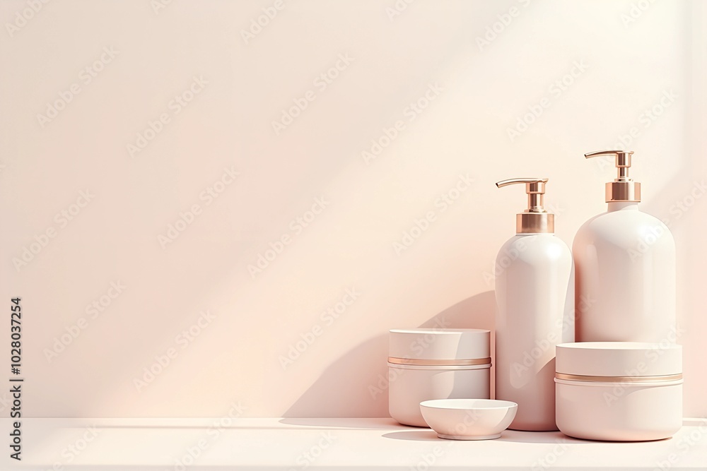 cosmetic products in a spa cosmetic products in a spa