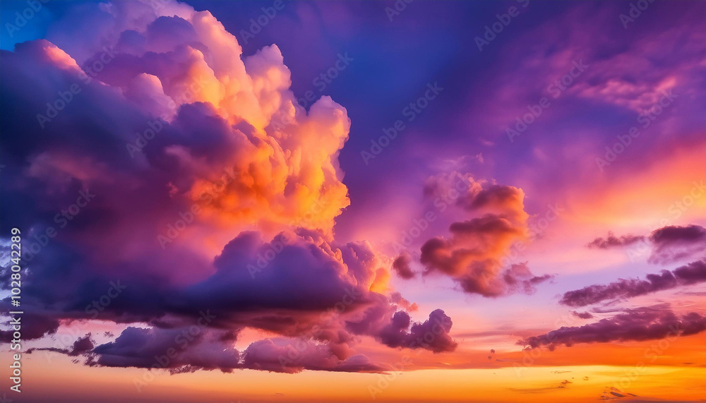 purple and orange clouds during sunset purple and orange clouds during sunset