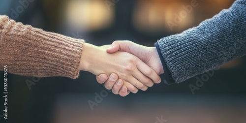 Wallpaper Mural To shake hands firmly as a sign of agreement Torontodigital.ca