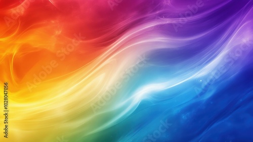 Vivid waves of color create a mesmerizing abstract design.