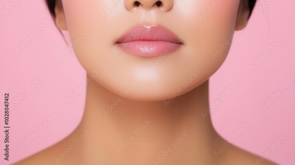 Closeup of an Asian woman s smooth, eventoned skin, highlighted by soft makeup and delicate lighting delicate lighting, smooth complexion, soft makeup Closeup of an Asian woman s smooth, eventoned skin, highlighted by soft makeup and delicate lighting delicate lighting, smooth complexion, soft makeup