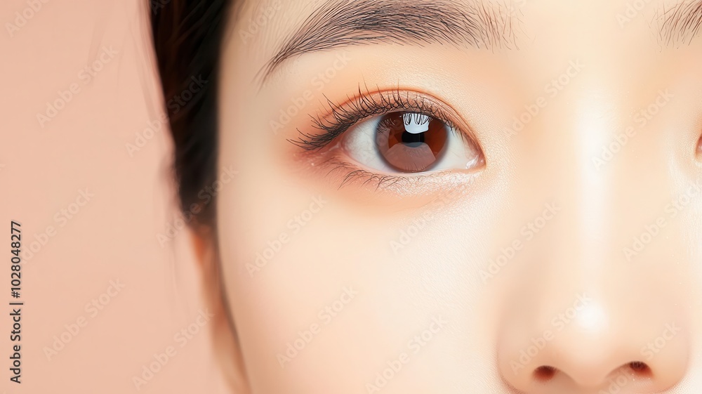 Closeup of an Asian woman s face with a flawless complexion, captured under soft, diffused lighting diffused light, flawless complexion, smooth skin Closeup of an Asian woman s face with a flawless complexion, captured under soft, diffused lighting diffused light, flawless complexion, smooth skin