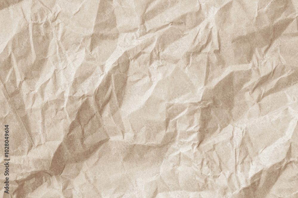 Crumpled brown paper texture background for design with copy space for text or image. Crumpled brown paper texture background for design with copy space for text or image.
