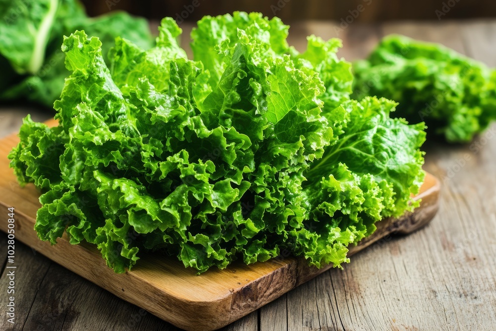 lettuce background - generative ai lettuce background - generative ai