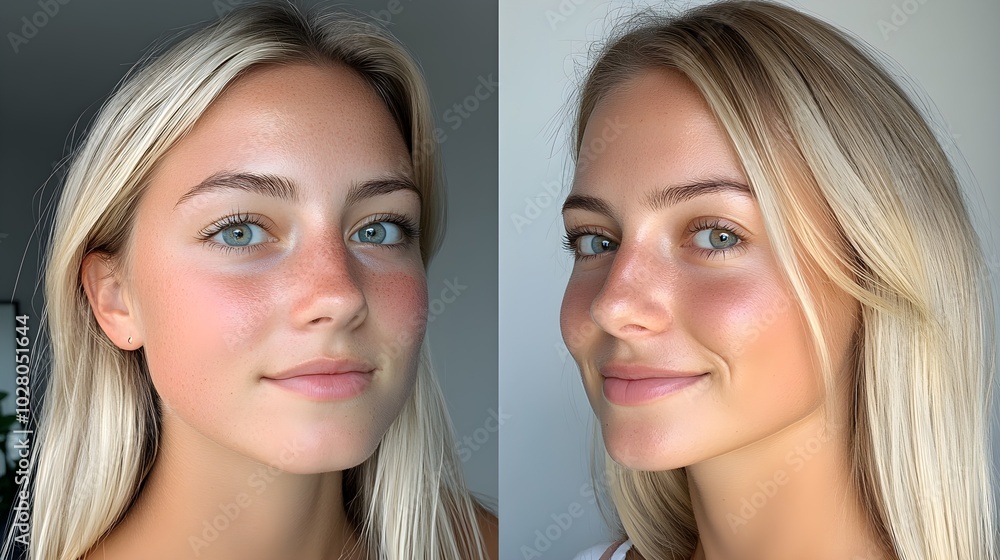 Before-and-after nose photos on social media, showcasing how surgery improved both nasal breathing and the overall aesthetic appearance of the nose Before-and-after nose photos on social media, showcasing how surgery improved both nasal breathing and the overall aesthetic appearance of the nose