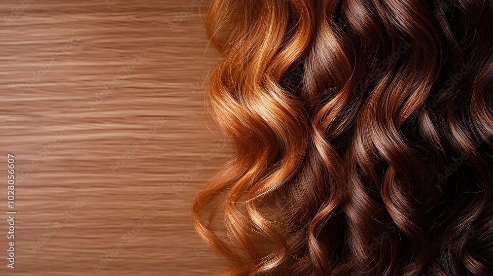 Split-screen view of curls, focusing on the improved definition and volume after leave-in conditioner treatment, Realistic Photography, Soft Focus