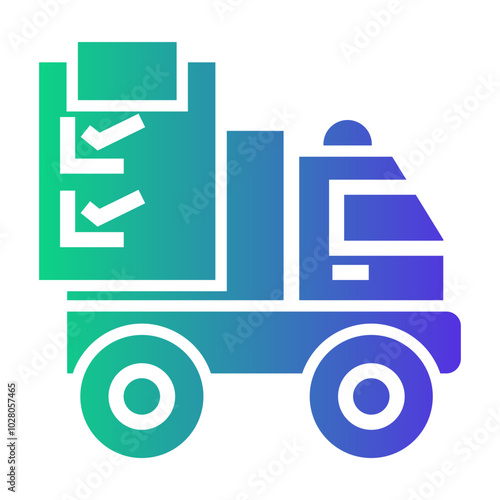 cargo manifest Gradient icon