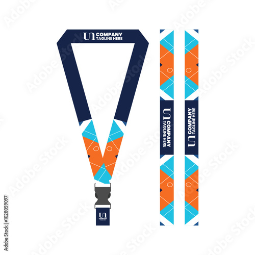 event lanyard keychain for company business id card