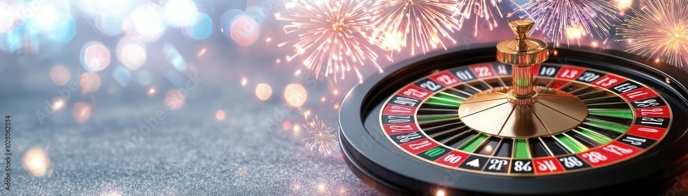 A vibrant roulette wheel against a sparkling background, perfect for capturing the essence of excitement and chance in gaming. A vibrant roulette wheel against a sparkling background, perfect for capturing the essence of excitement and chance in gaming.
