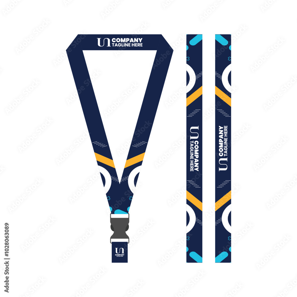 event lanyard keychain for company business id card