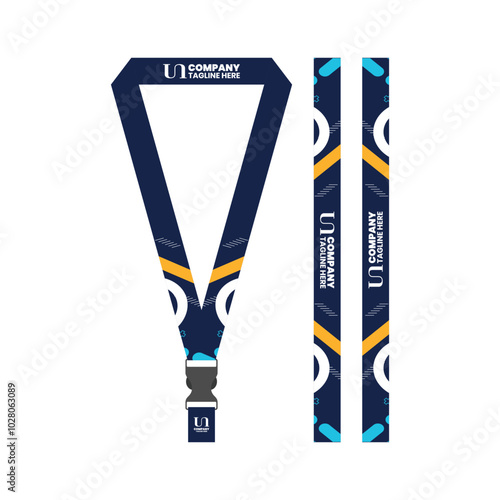 event lanyard keychain for company business id card