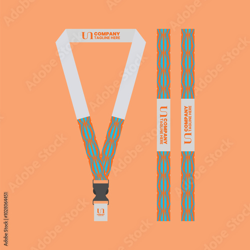 event lanyard keychain for company business id card