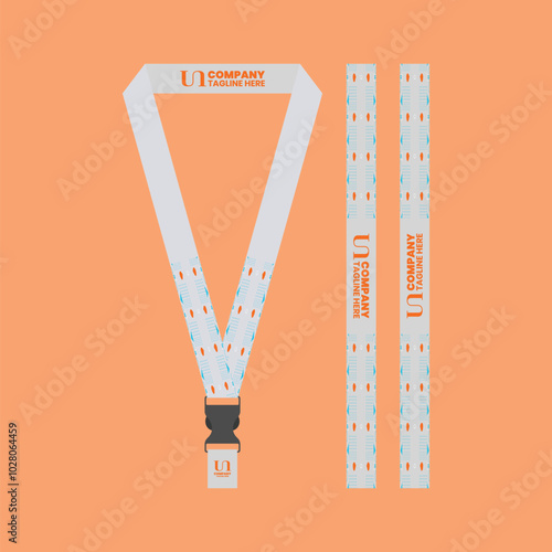 event lanyard keychain for company business id card