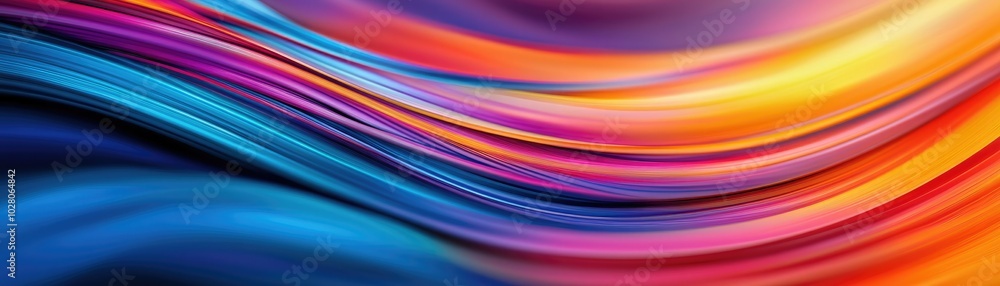 Vibrant abstract background with colorful flowing waves creating a dynamic and energetic visual experience.