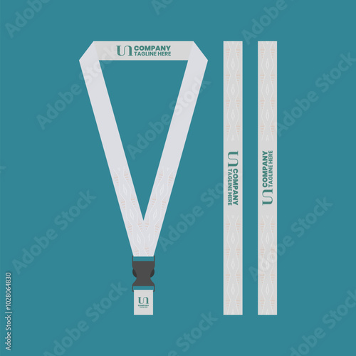 event lanyard keychain for company business id card