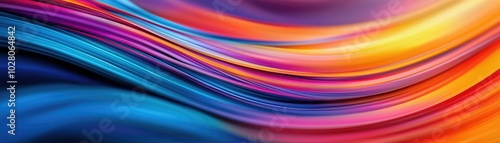 Vibrant abstract background with colorful flowing waves creating a dynamic and energetic visual experience.