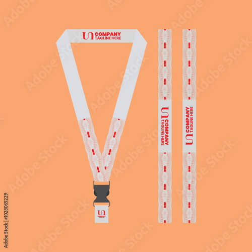 event lanyard keychain for company business id card