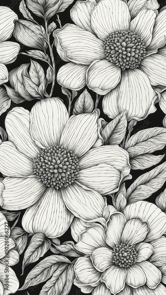 Fototapeta premium black and white background