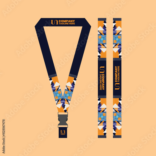 event lanyard keychain for company business id card