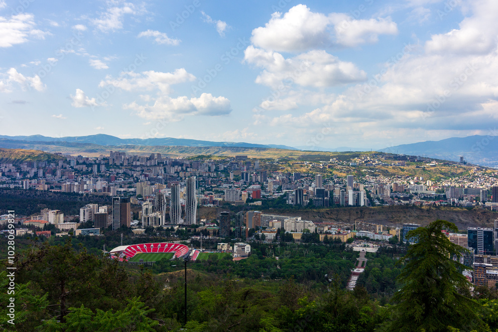 Panorama view of the city of Tbilisi, Georgia Panorama view of the city of Tbilisi, Georgia