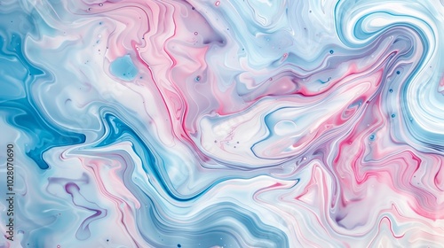 Wallpaper Colorful abstract background blending blue and pink paint swirls, great for a wallpaper or desktop background