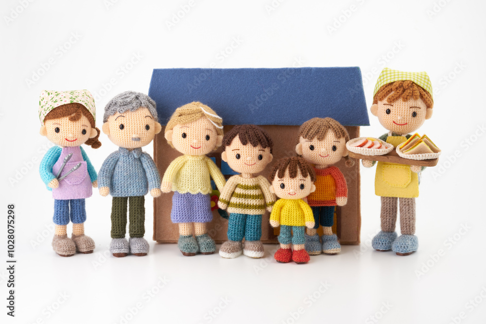 あみぐるみ人形　みんなの食堂イメージ