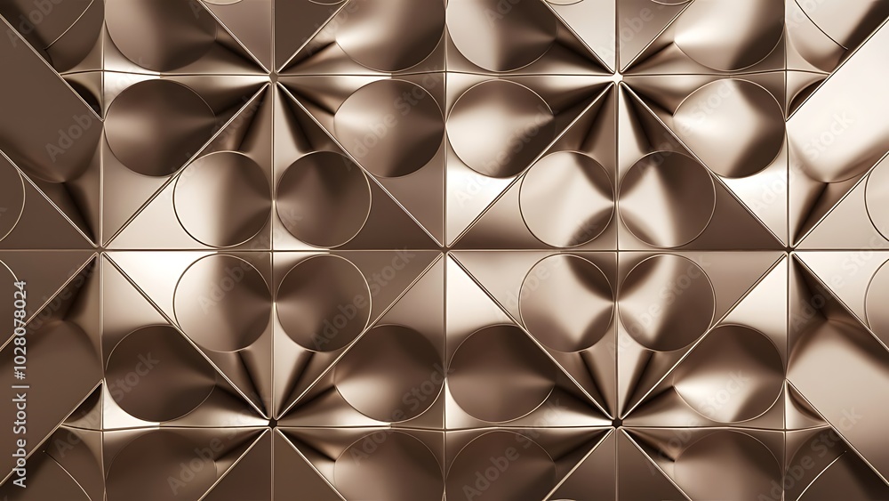Exquisite backdrop marrying modern minimalism with metallic allure. Featuring round triangles, it exudes geometric sophistication and understated charm for wallpaper, banner, background, landing page Exquisite backdrop marrying modern minimalism with metallic allure. Featuring round triangles, it exudes geometric sophistication and understated charm for wallpaper, banner, background, landing page
