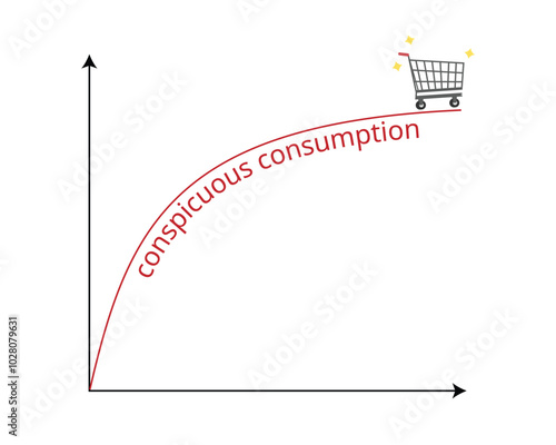 Conspicuous consumption is where the consumer spends excessive amounts in order to highlight their wealth to society