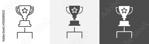 league icon Flat logo vector