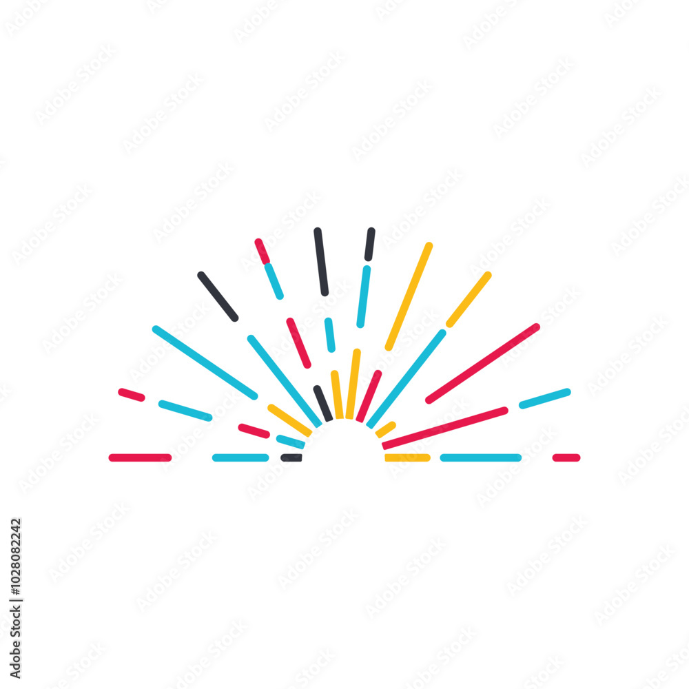 Firework Logo Template Icon Firework Logo Template Icon