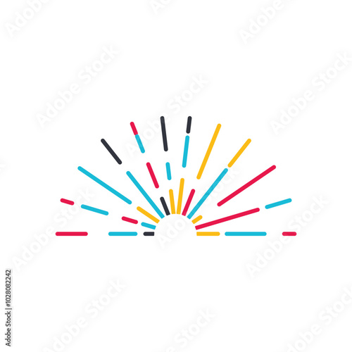 Wallpaper Mural Firework Logo Template Icon Torontodigital.ca