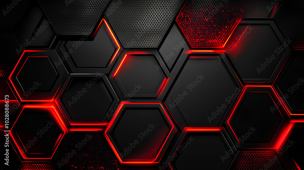 Modern Dark hexagonal carbon fiber Modern Dark hexagonal carbon fiber