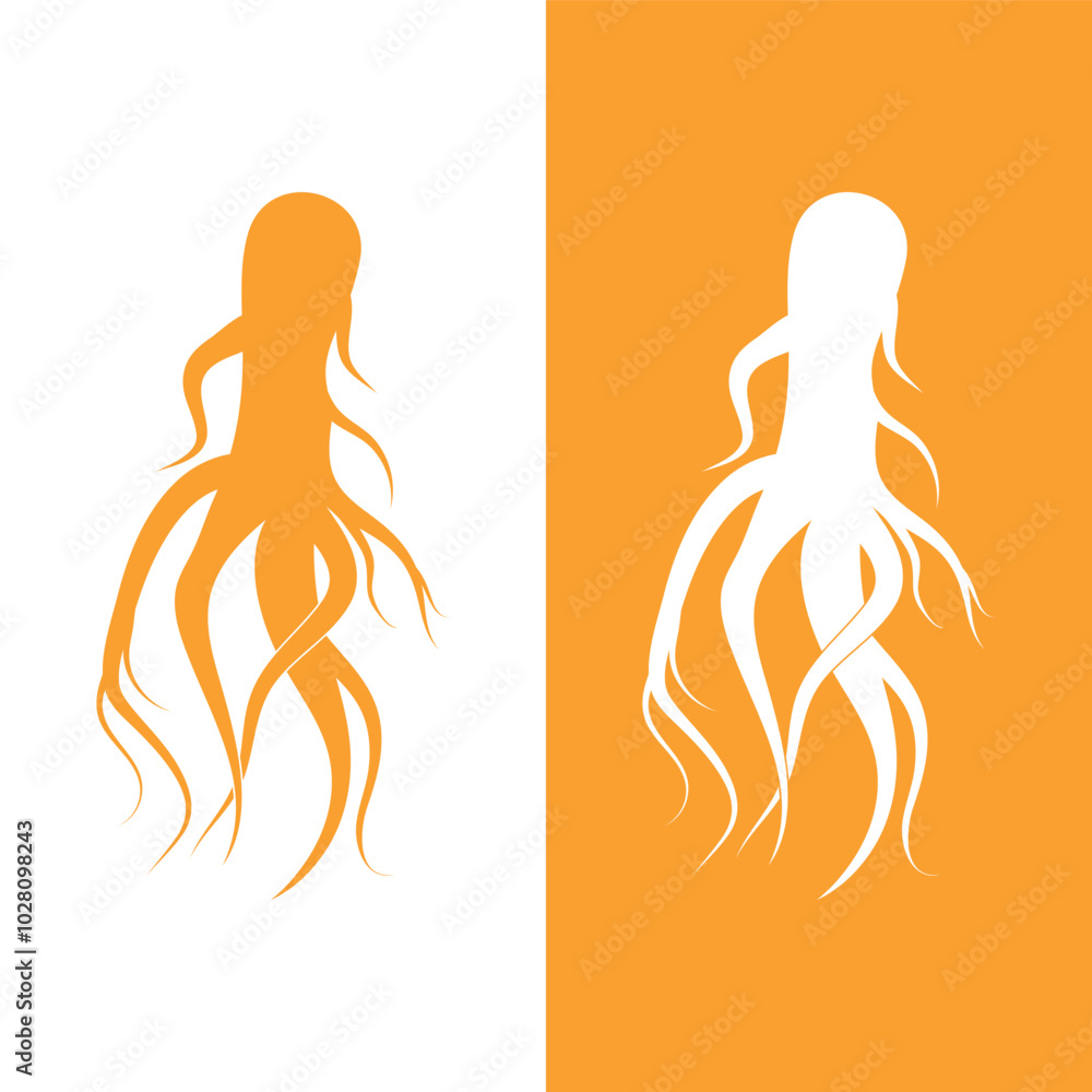 Ginseng logo design template and symbol icon Ginseng logo design template and symbol icon