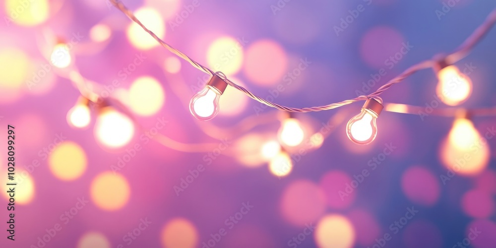 Twinkling LED string lights in warm white, ideal for festive Christmas decoration and creating a cozy atmosphere Twinkling LED string lights in warm white, ideal for festive Christmas decoration and creating a cozy atmosphere