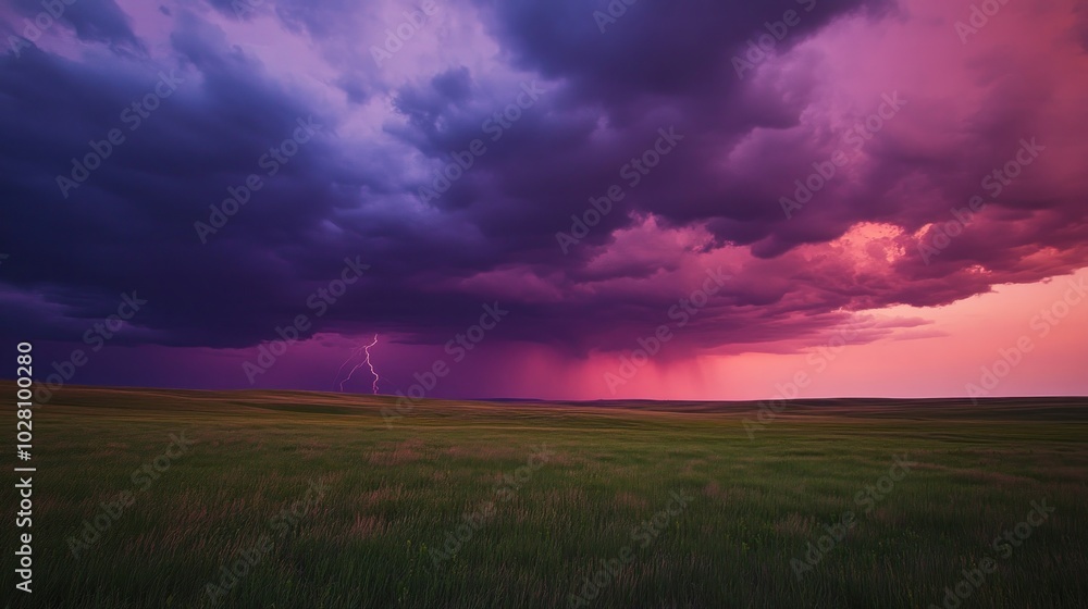 Lightning Storm Over Prairie Lightning Storm Over Prairie