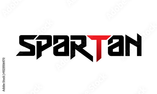 letter spartan design vector symbol