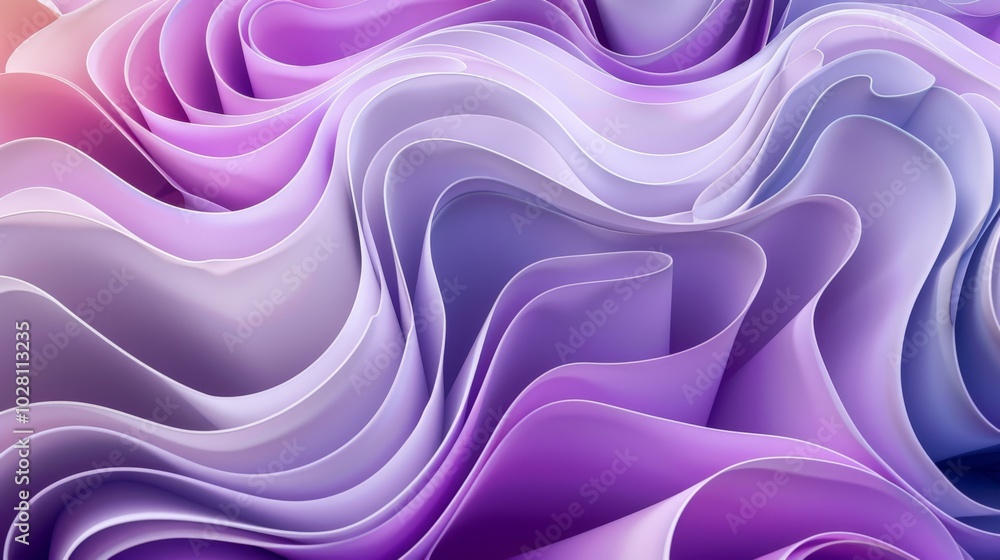 Obraz premium Wallpaper A modern design wallpaper with an abstract background of purple waves