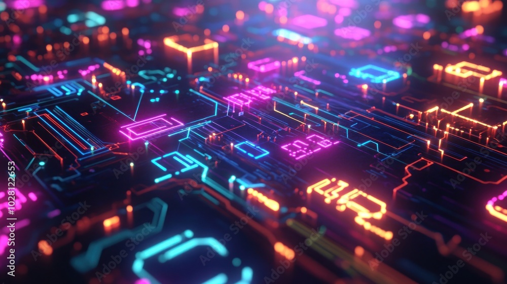 Abstract Futuristic Circuitry Abstract Futuristic Circuitry