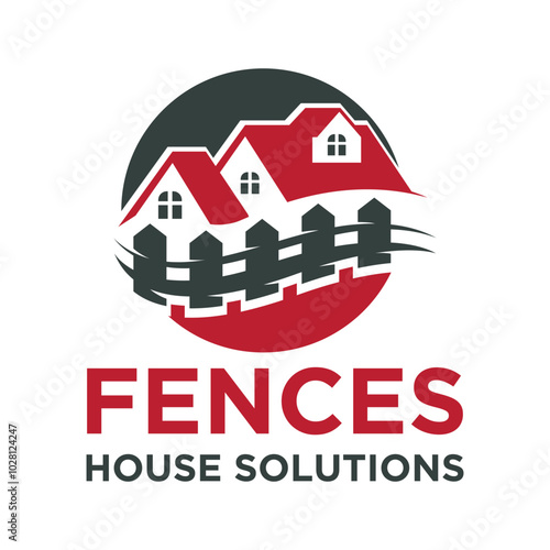 Fences Logo Design Template. Fencing Repair Logo Business.