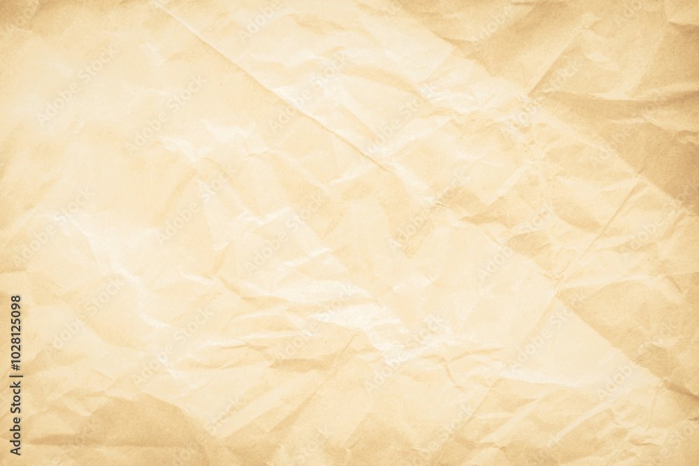 Crumpled brown paper texture background for design with copy space for text or image. Crumpled brown paper texture background for design with copy space for text or image.