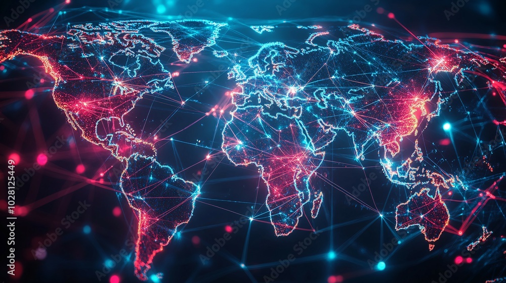 A Digital Representation of the World with Interconnected Nodes A Digital Representation of the World with Interconnected Nodes
