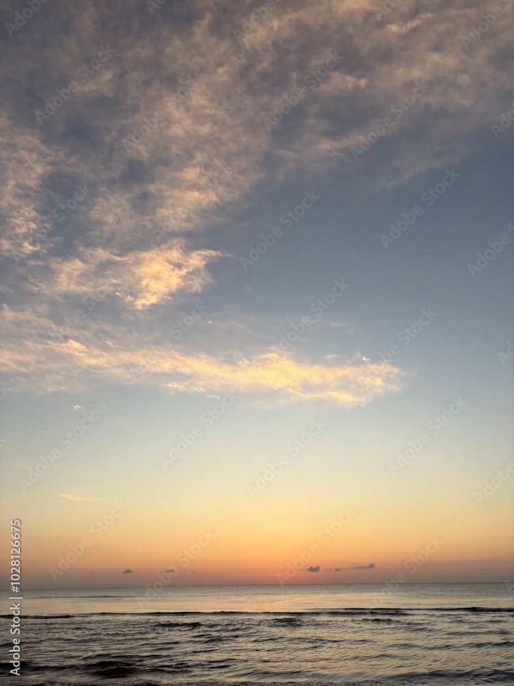 sunset over the sea sunset over the sea
