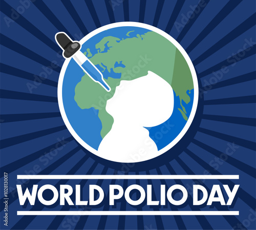 happy polio day with polio vaccine