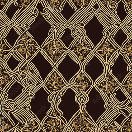 Seamless floral pattern background design