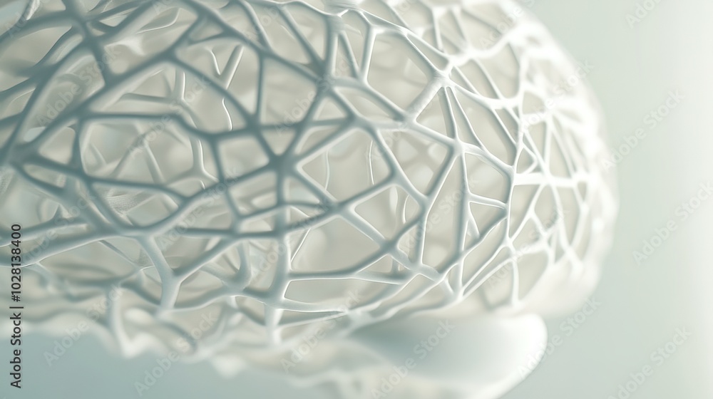 Close-up of human brain with intricate neural pathways, symbolizing cognitive biases and complex thought processes, ideal for educational or scientific presentations. Close-up of human brain with intricate neural pathways, symbolizing cognitive biases and complex thought processes, ideal for educational or scientific presentations.